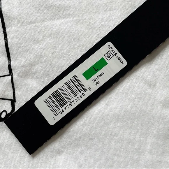 Karl Lagerfeld Men's White Graphic T-shirt NWT - Picture 5 of 5